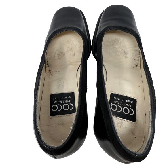 Vintage Coca by Maraolo Career Workwear Black Heel Black‎ Pumps Heels 6B - Picture 6 of 8